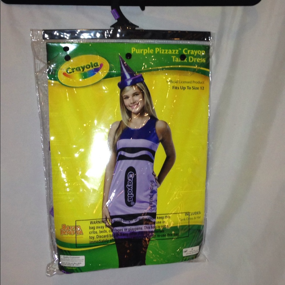 Purple Crayon Costume with Hat